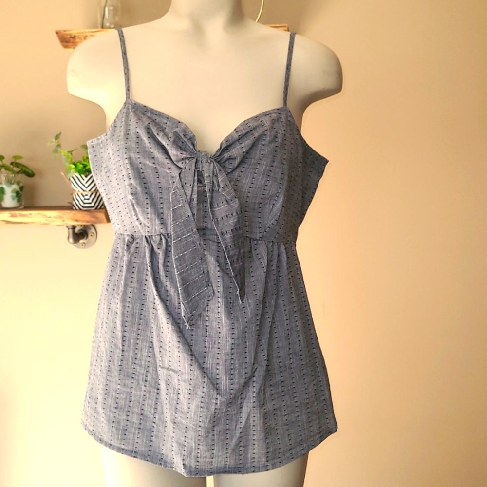 Faux Denim Tank